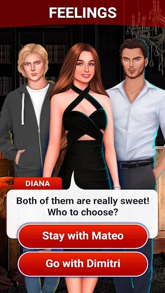 Diana's stories [MOD: романтические истории открыты полностью] — Скачать бесплатно (APK) — скриншот 3