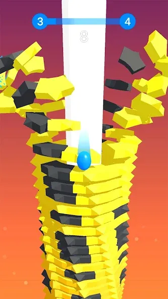 Stack Ball - Crash Platforms [MOD: без рекламы и бесконечные жизни] — Скачать бесплатно (APK) — скриншот 2