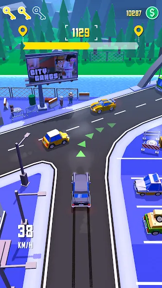 Скачать Taxi Run: Traffic Driver [MOD: безлимитные деньги и топливо] — скриншот 2
