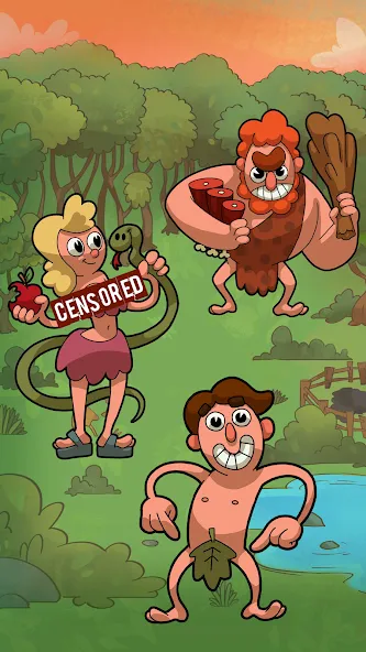 Взломанная Homo Evolution: Human Origins [MOD: безлимитные монеты и открыты эволюции] на Андроид — скриншот 1