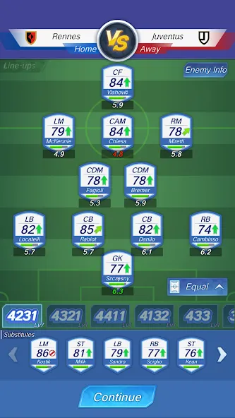 Football Rising Star [MOD: безлимитные деньги и энергия] последняя версия — скриншот 2