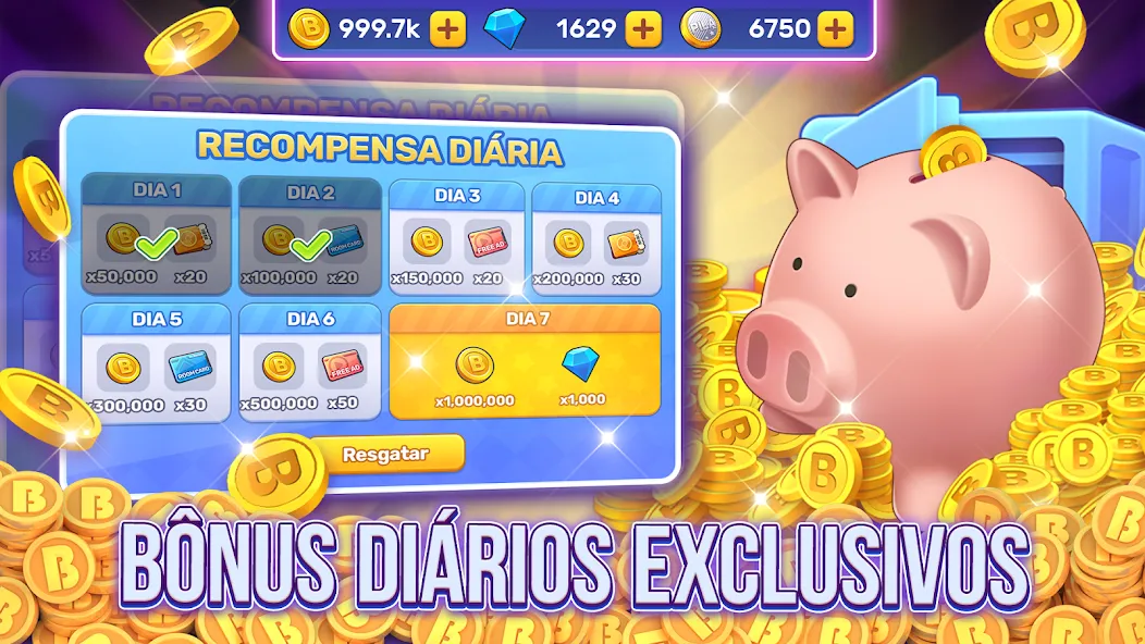 Bacana Games: Buraco & Slots [MOD: безлимитные монеты и бонусы] (Бесплатно / APK) — скриншот 4