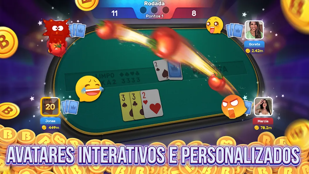 Bacana Games: Buraco & Slots [MOD: безлимитные монеты и бонусы] (Бесплатно / APK) — скриншот 5