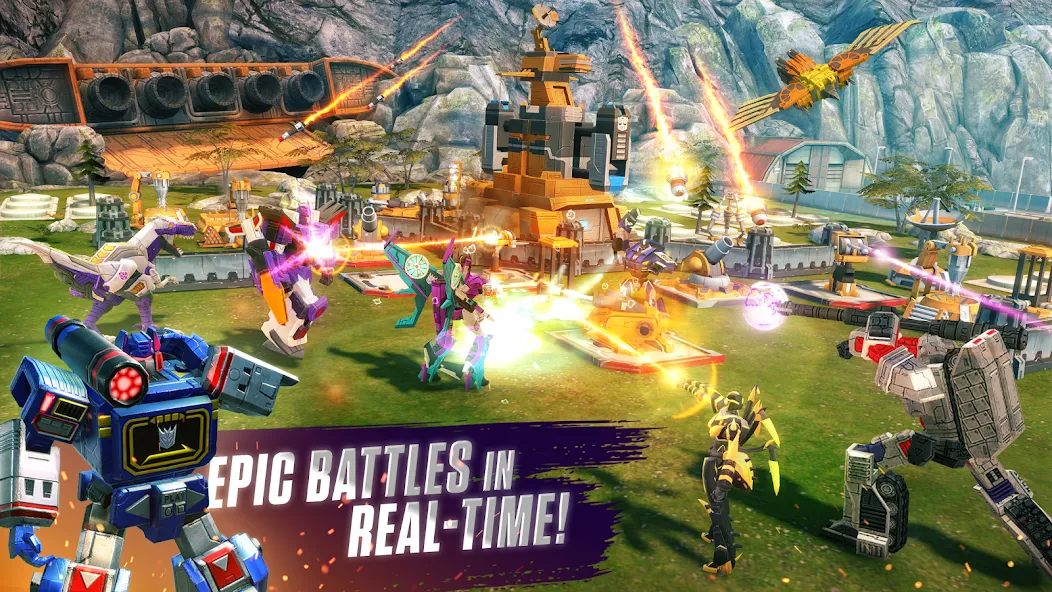 Взломанная TRANSFORMERS: Earth Wars [MOD: безлимитные ресурсы и улучшения] на Андроид — скриншот 2