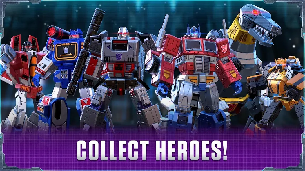 Скачать Transformers: Earth Wars Beta [MOD: безлимитные ресурсы и открыты герои] — скриншот 2