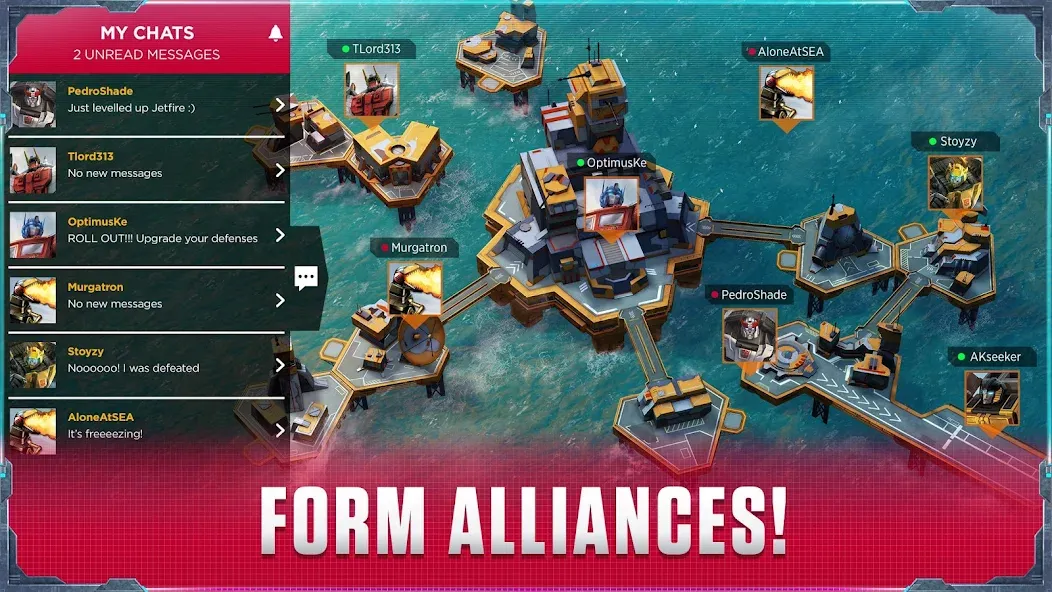 Скачать Transformers: Earth Wars Beta [MOD: безлимитные ресурсы и открыты герои] — скриншот 5
