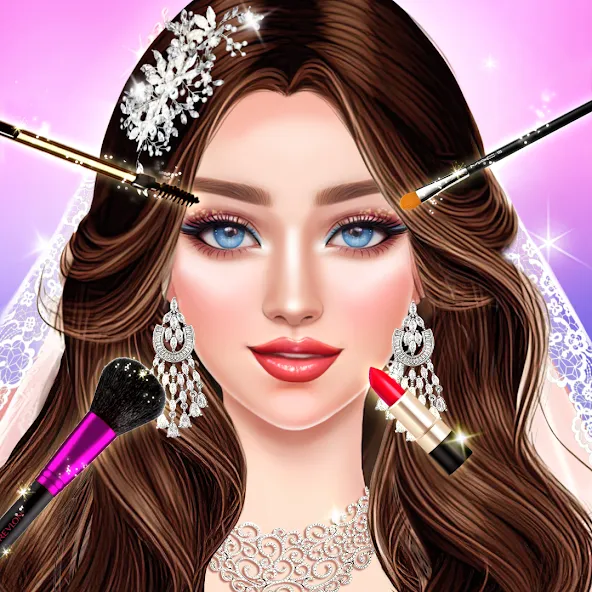 Взломанная Dress Up Fashion: Makeup Games [MOD: безлимитные деньги и все наряды] на Андроид — скриншот 1