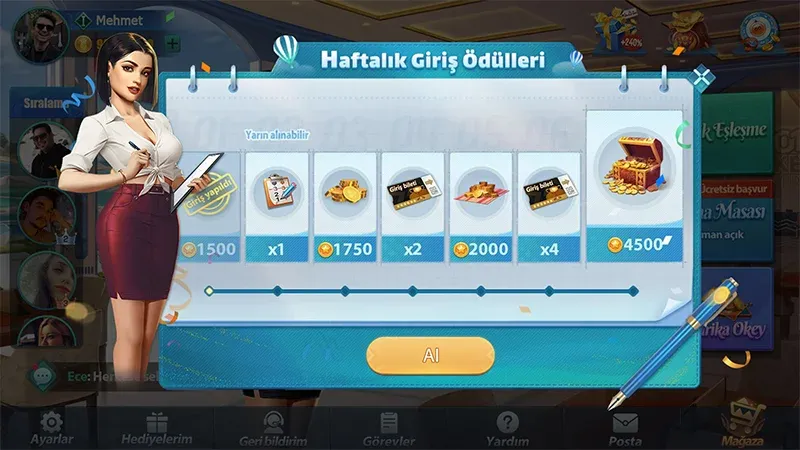 Скачать 101 Okey VIP [MOD: безлимитные монеты и vip-функции] — скриншот 3