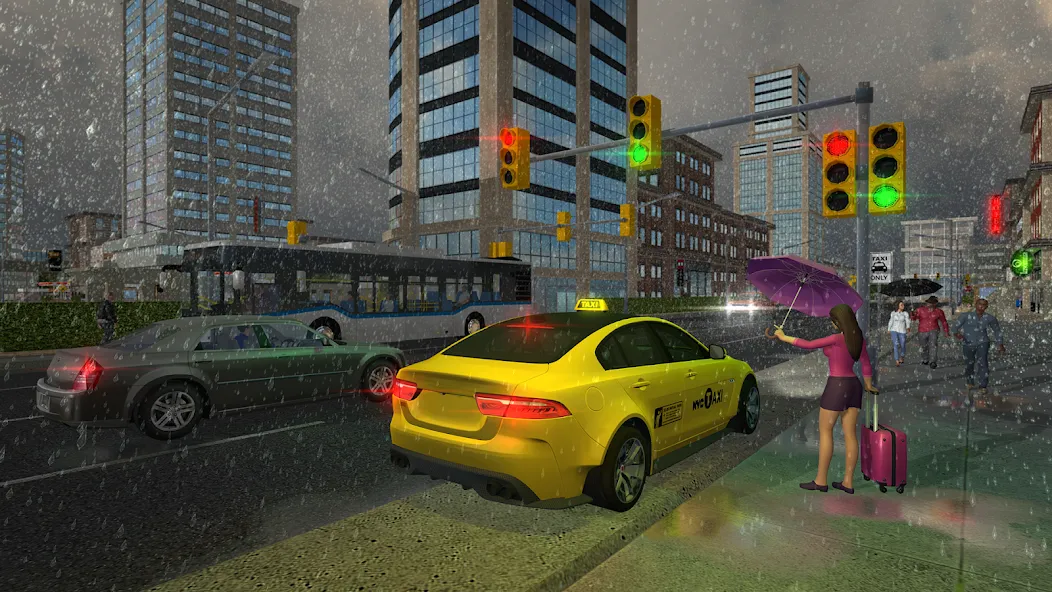 Taxi Game 2 [MOD: безлимитные деньги и топливо] (Бесплатно / APK) — скриншот 1