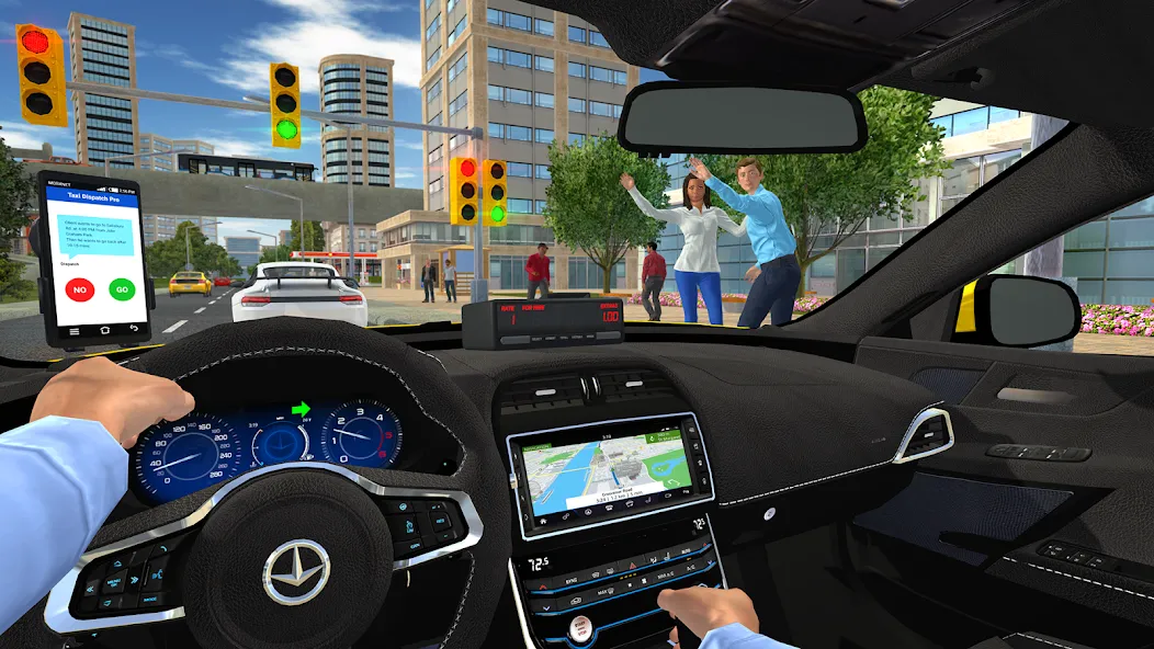 Taxi Game 2 [MOD: безлимитные деньги и топливо] (Бесплатно / APK) — скриншот 2