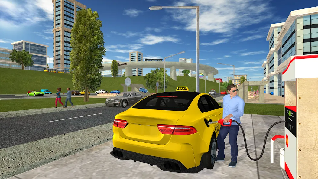 Taxi Game 2 [MOD: безлимитные деньги и топливо] (Бесплатно / APK) — скриншот 3