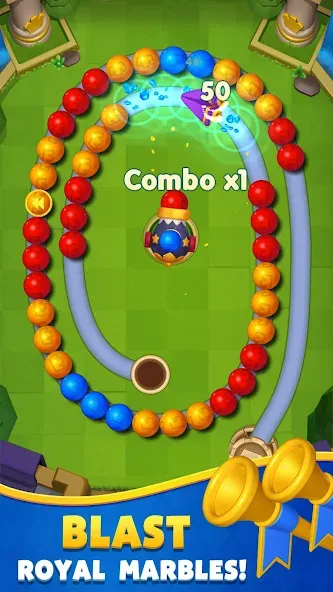 Скачать Marble Crush Blast [MOD: много монет и все уровни открыты] на телефон — скриншот 2