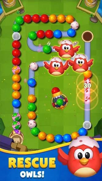 Скачать Marble Crush Blast [MOD: много монет и все уровни открыты] на телефон — скриншот 3