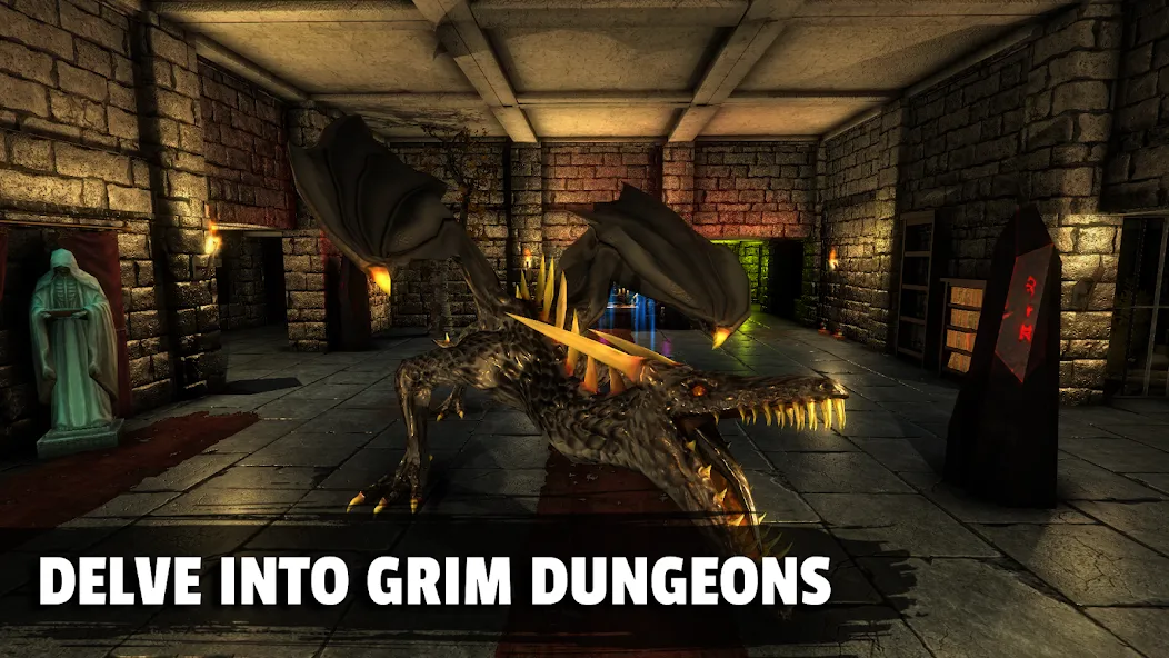 Скачать Moonshades RPG Dungeon Crawler [MOD: безлимитные ресурсы и мощное снаряжение] на телефон — скриншот 3
