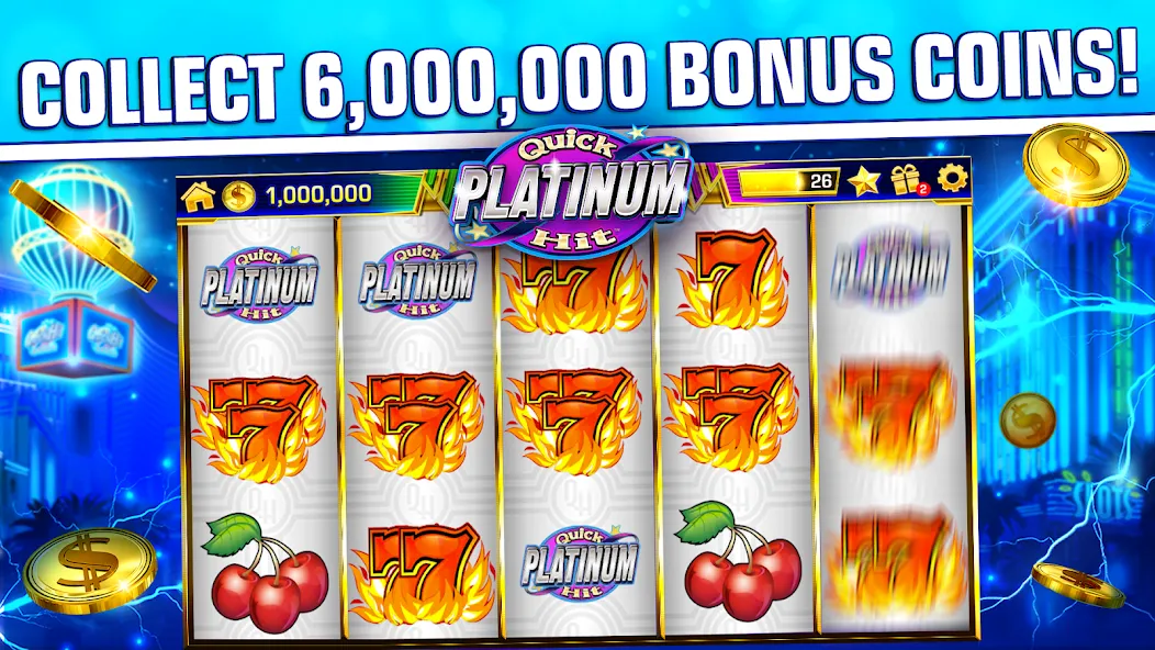 Quick Hit Casino Slot Games [MOD: безлимитные монеты и джекпоты] на Андроид — скриншот 2