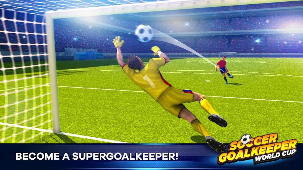 Скачать взлом Soccer Goalkeeper Games 2024 [MOD: безлимитные деньги и энергия] — скриншот 1
