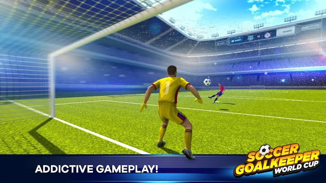 Скачать взлом Soccer Goalkeeper Games 2024 [MOD: безлимитные деньги и энергия] — скриншот 3