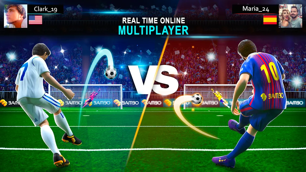 Shoot Goal - Soccer Games 2022 [MOD: безлимитные монеты и открытые уровни] последняя версия — скриншот 1