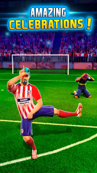 Скачать Shoot Goal: World Leagues [MOD: безлимитные монеты и открыты все лиги] — скриншот 3