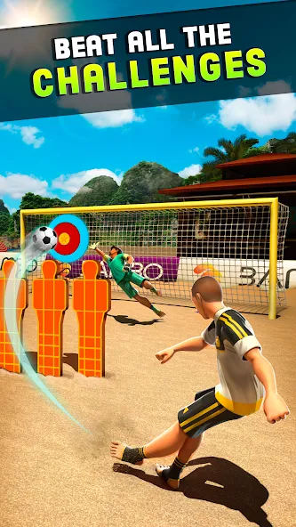 Скачать Shoot Goal - Beach Soccer Game [MOD: безлимитные деньги и открыты все уровни] — скриншот 5