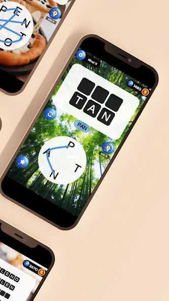 Conecta - Juego de Palabras [MOD: palabras ilimitadas y niveles desbloqueados] (Бесплатно / APK) — скриншот 3
