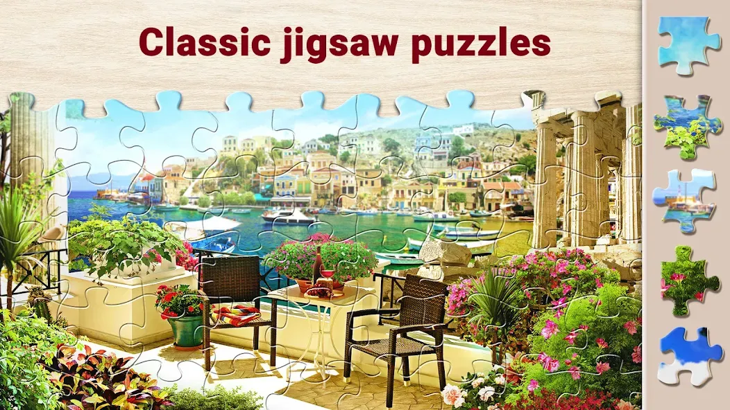 Magic Jigsaw Puzzles－Games HD [MOD: безлимитные подсказки и все пазлы открыты] на Андроид — скриншот 5