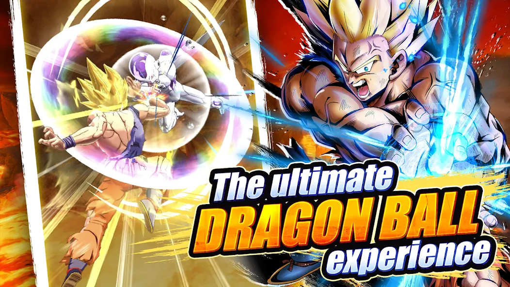 Взломанная DRAGON BALL LEGENDS [MOD: безлимитные ресурсы и прокачка героев] на Андроид — скриншот 1