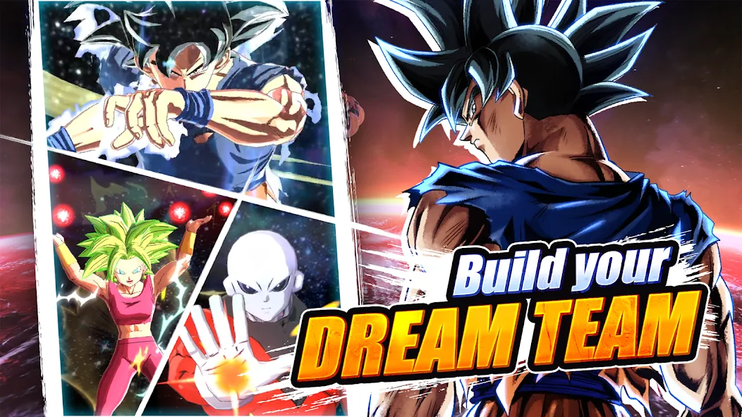 Взломанная DRAGON BALL LEGENDS [MOD: безлимитные ресурсы и прокачка героев] на Андроид — скриншот 3