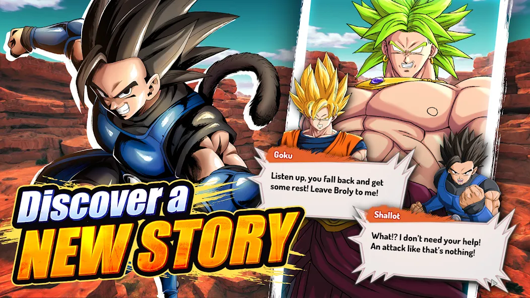 Взломанная DRAGON BALL LEGENDS [MOD: безлимитные ресурсы и прокачка героев] на Андроид — скриншот 4