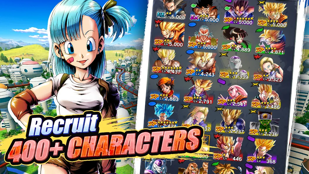 Взломанная DRAGON BALL LEGENDS [MOD: безлимитные ресурсы и прокачка героев] на Андроид — скриншот 5