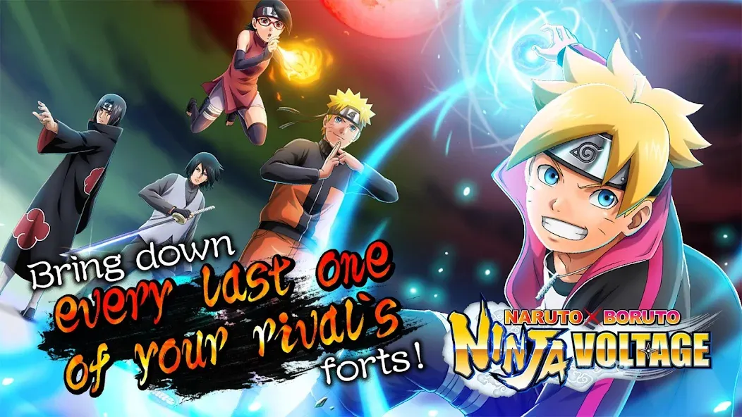 Скачать NARUTO X BORUTO NINJA VOLTAGE [MOD: безлимитные ресурсы и открыты все персонажи] — скриншот 1