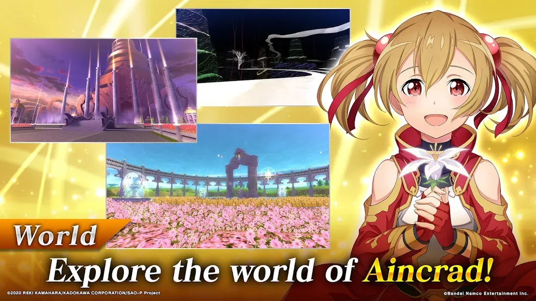 SAO Integral Factor - MMORPG [MOD: безлимитные ресурсы и мощное оружие] на Андроид — скриншот 4