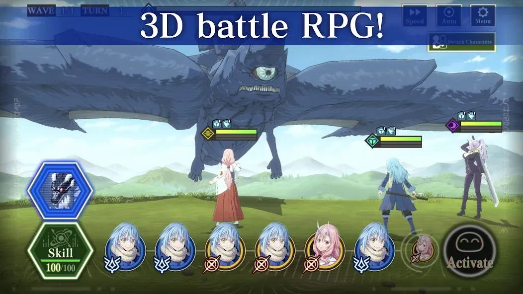 SLIME - ISEKAI Memories [MOD: безлимитные ресурсы и много наград] (Бесплатно / APK) — скриншот 2