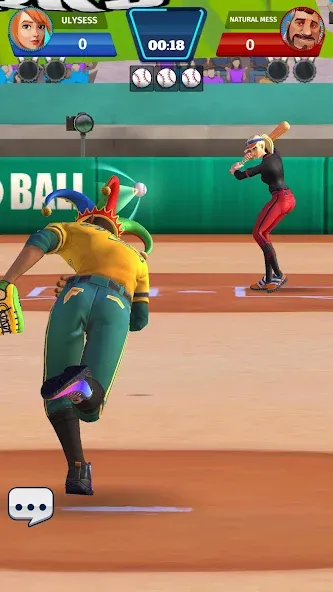 Скачать Baseball Club: PvP Multiplayer [MOD: безлимитные деньги и усиленные игроки] на телефон — скриншот 2