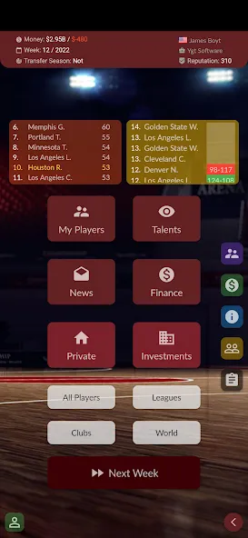 Взломанная Basketball Agent [MOD: безлимитные деньги и быстрый прогресс] на Андроид — скриншот 1