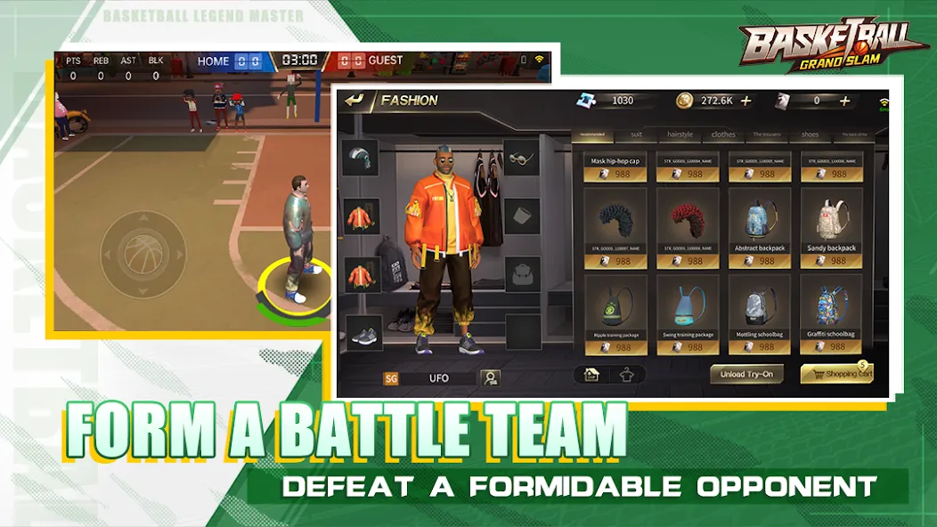 Скачать взлом Basketball Grand Slam [MOD: безлимитные деньги и все мячи] — скриншот 2