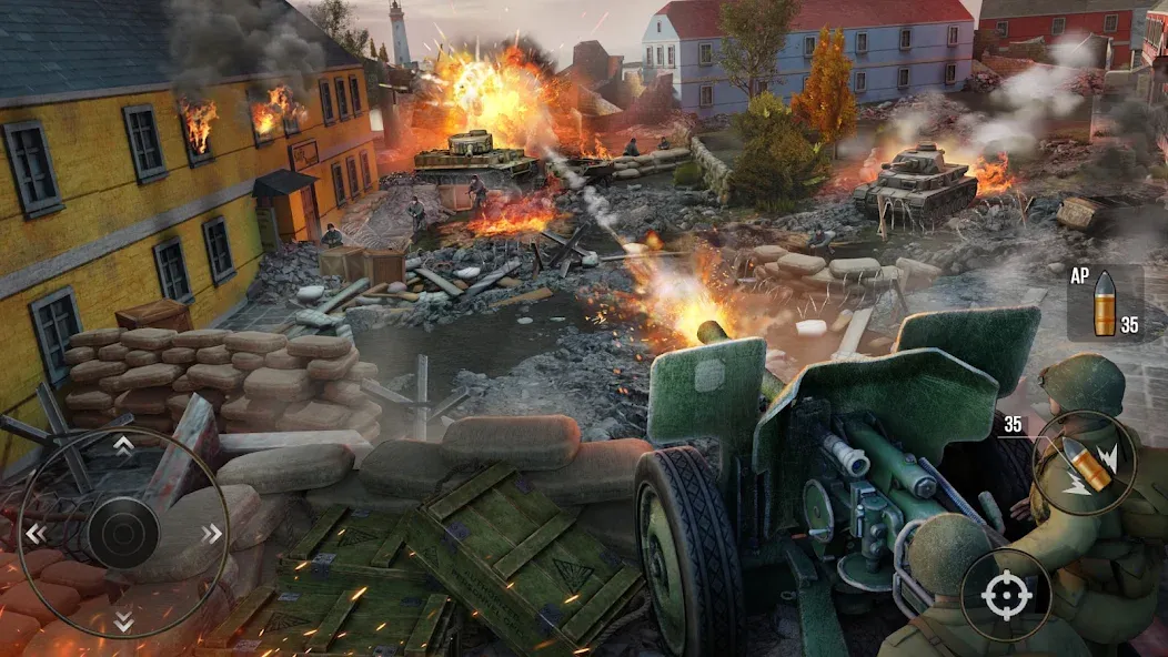 World of Artillery: Cannon War [MOD: безлимитные деньги и усиленная артиллерия] последняя версия — скриншот 5