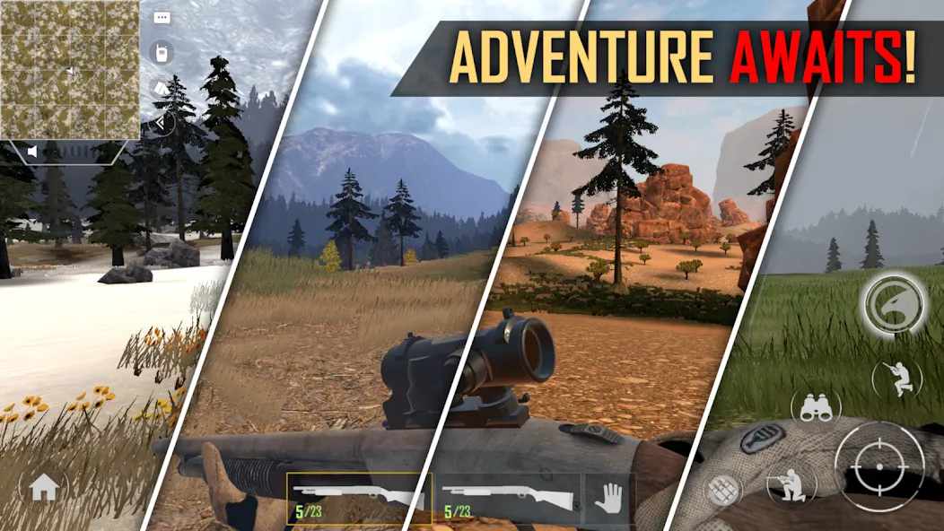 American Marksman [MOD: безлимитные деньги и патроны] (Бесплатно / APK) — скриншот 1