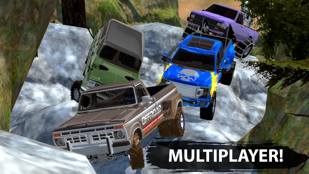 Взломанная Offroad Outlaws [MOD: безлимитные деньги и все машины открыты] на Андроид — скриншот 2