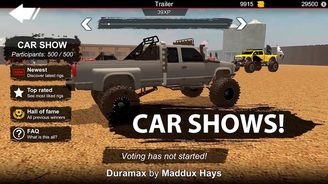 Взломанная Offroad Outlaws [MOD: безлимитные деньги и все машины открыты] на Андроид — скриншот 4