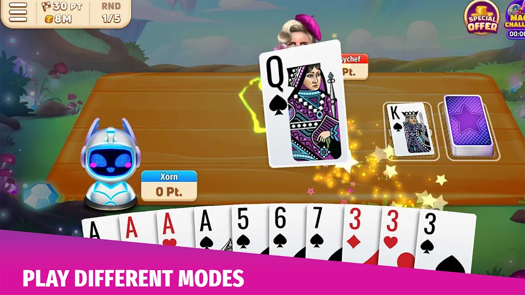 Gin Rummy Stars - Card Game [MOD: безлимитные монеты и все карты] — Скачать бесплатно (APK) — скриншот 2
