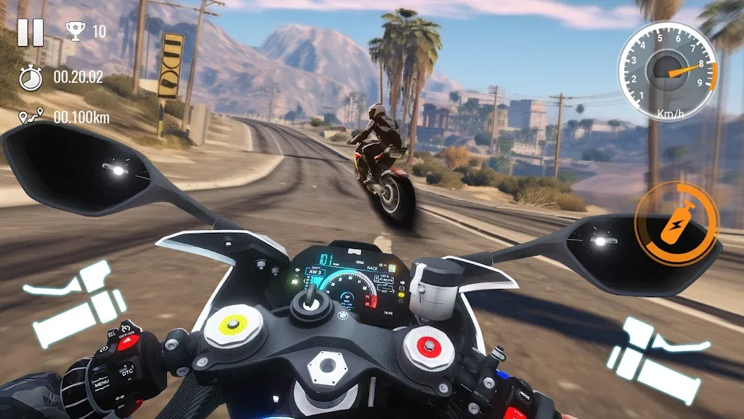 Traffic Bike Driving Simulator [MOD: безлимитные деньги и открыты мотоциклы] (Бесплатно / APK) — скриншот 4