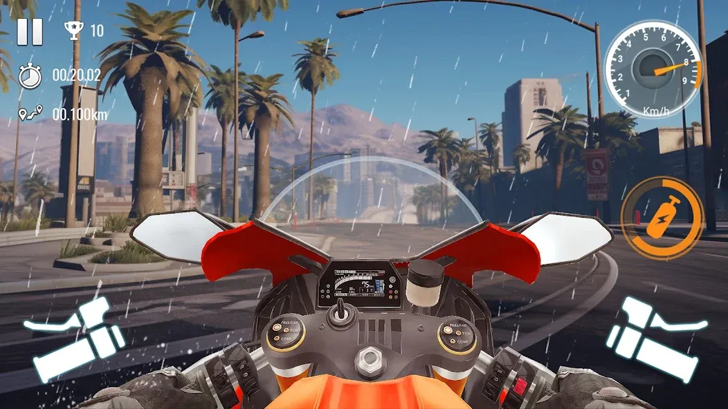 Traffic Bike Driving Simulator [MOD: безлимитные деньги и открыты мотоциклы] (Бесплатно / APK) — скриншот 5