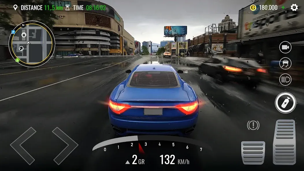 Traffic Driving Car Simulator [MOD: безлимитные деньги и топливо] на Андроид — скриншот 2