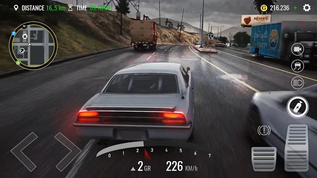 Traffic Driving Car Simulator [MOD: безлимитные деньги и топливо] на Андроид — скриншот 3
