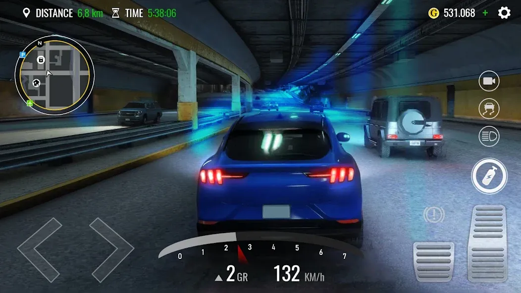 Traffic Driving Car Simulator [MOD: безлимитные деньги и топливо] на Андроид — скриншот 5