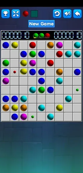 Скачать Lines 98 Classic - Color Lines [MOD: без рекламы и бесконечные подсказки] на телефон — скриншот 2