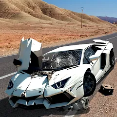 Скачать взлом Driving Simulator: Car Crash [MOD: безлимитные деньги и улучшенные автомобили]