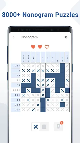 Скачать Nonogram - Fun Logic Puzzle [MOD: без рекламы и все уровни открыты] на телефон — скриншот 2