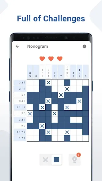 Скачать Nonogram - Fun Logic Puzzle [MOD: без рекламы и все уровни открыты] на телефон — скриншот 3